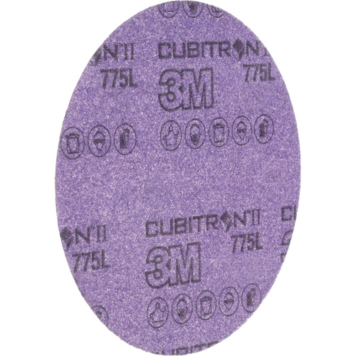 Disque en pellicule s&eacute;rie 775L Cubitron II Hookit, dia 6", Grain 240+, C&eacute;ramique, 3 mils Canadian Safety Group Inc.