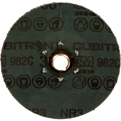 Cubitron II 982C Fibre Disc, Ceramic, 36+, 4-1/2" Dia Canadian Safety Group Inc.