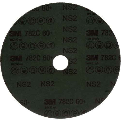 Disque en fibre 782C, C&eacute;ramique, 60+, 7" Dia x 7/8" Arbre Canadian Safety Group Inc.