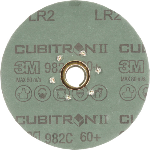 Disque en fibre 982C Cubitron II, C&eacute;ramique, 60+, 4-1/2" Dia Canadian Safety Group Inc.