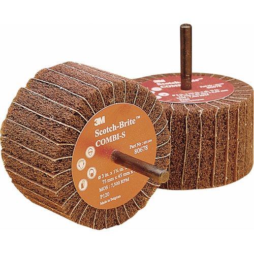 Meules combin&eacute;es, 3" dia. x 1-3/4" la, Arbre 1/4", Oxyde d'aluminium Canadian Safety Group Inc.