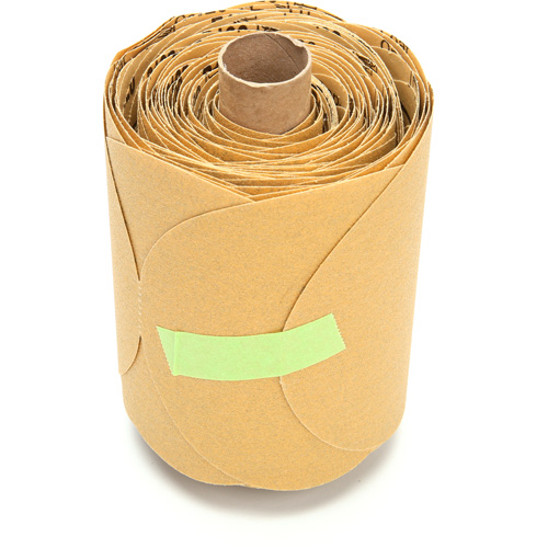 Stikit Gold Paper 216U Disc Roll, Aluminum Oxide, 5" W x 52' L, P120 Grit Canadian Safety Group Inc.