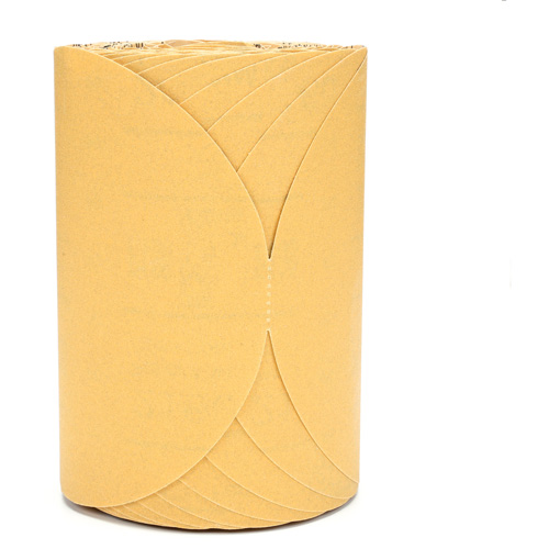 Rouleau de disques dor&eacute;s 216U Stikit, Oxyde d'aluminium, 6" la x 87' lo, Grain P180 Canadian Safety Group Inc.