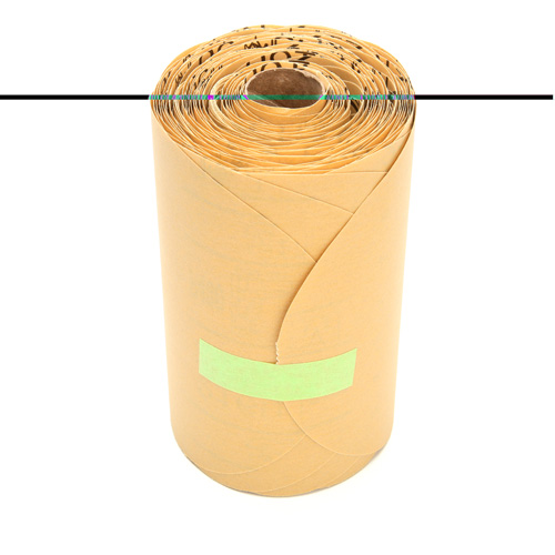 Stikit Gold Paper 216U Disc Roll, Aluminum Oxide, 6" W x 87' L, P400 Grit Canadian Safety Group Inc.