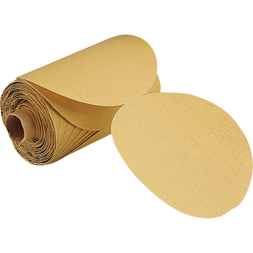 Rouleau de disques en papier 236U Stikit, 6" dia., Grain P100, Oxyde d'aluminium Canadian Safety Group Inc.