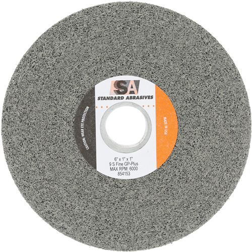 Meule &agrave; usage g&eacute;n&eacute;ral Standard Abrasives, 6" x 1", Arbre de 1", Carbure de silicium Canadian Safety Group Inc.