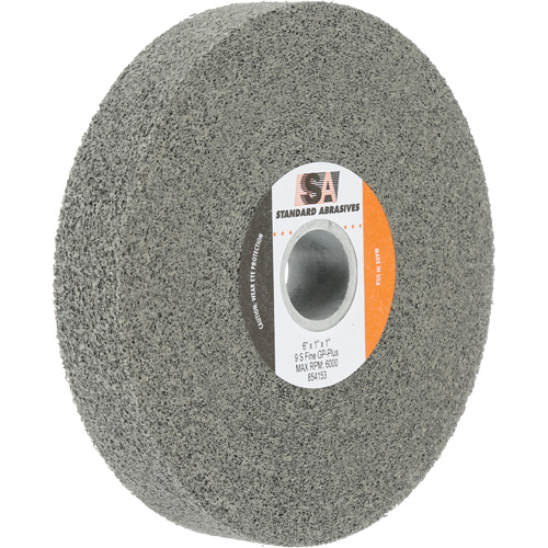 Meule &agrave; usage g&eacute;n&eacute;ral Standard Abrasives, 6" x 1", Arbre de 1", Carbure de silicium Canadian Safety Group Inc.