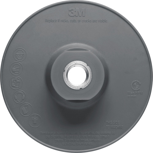 Ribbed Back-Up Pad, 4" Canadian Safety Group Inc.