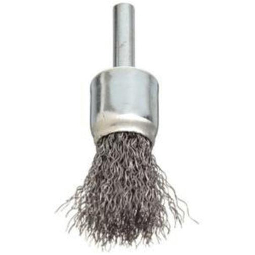 Stem Mounted Crimped Wire Brush, 3/4", 0.006" Fill, 1/4" Shank Canadian Safety Group Inc.