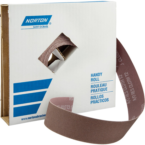 Metalite&reg; K225 Shop Rolls, Aluminum Oxide, 1-1/2" W x 150' L, 40 Grit Canadian Safety Group Inc.