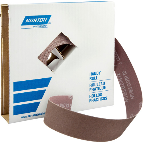 Rouleaux pour l'atelier Metalite K225, Oxyde d'aluminium, 1-1/2" la x 150' lo, Grain P50-X Canadian Safety Group Inc.