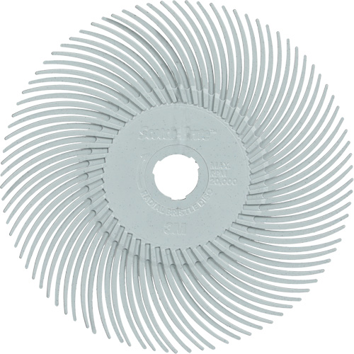 Scotch-Brite Type C Precision Radial Bristle Brush PN-RB, Ceramic, 120+ Grit, 3" Dia. Canadian Safety Group Inc.