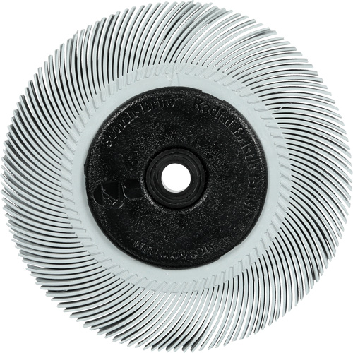 Scotch-Brite Type C Precision Radial Bristle Brush PN-RB with Adapter, Ceramic, 120+ Grit, 6" Dia. Canadian Safety Group Inc.
