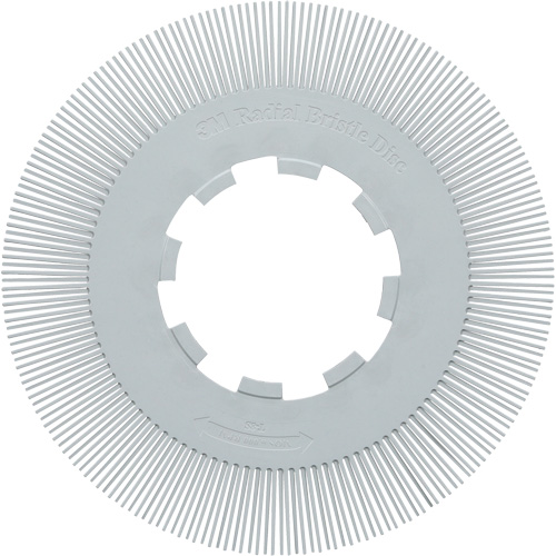 Scotch-Brite Type S Precision Radial Bristle Brush PN-RB without Adapter, Ceramic, 120+ Grit, 8" Dia. Canadian Safety Group Inc.