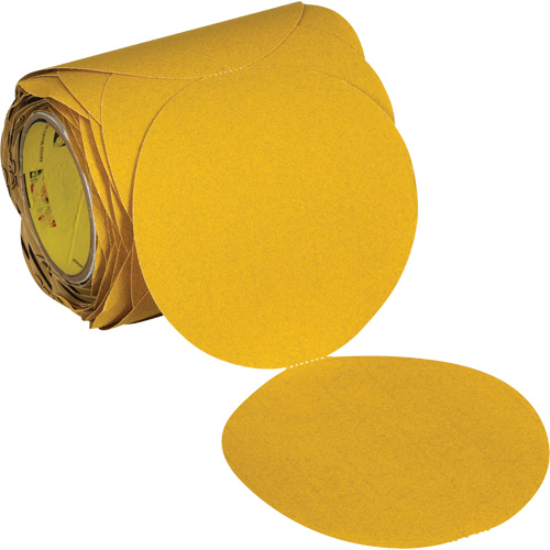 Stikit Gold Abrasive Disc Roll 09312, 6" Dia., 120 Grit, Aluminum Oxide Canadian Safety Group Inc.