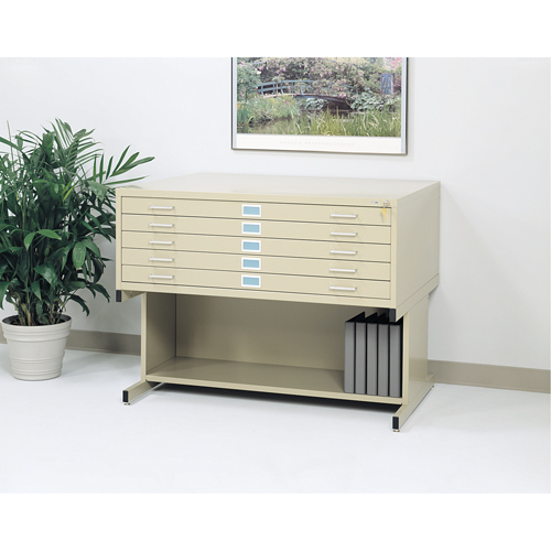 Steel Plan Files, 5 Drawers, 46-3/8" W x 35-3/8" D x 16-1/2" H Canadian Safety Group Inc.