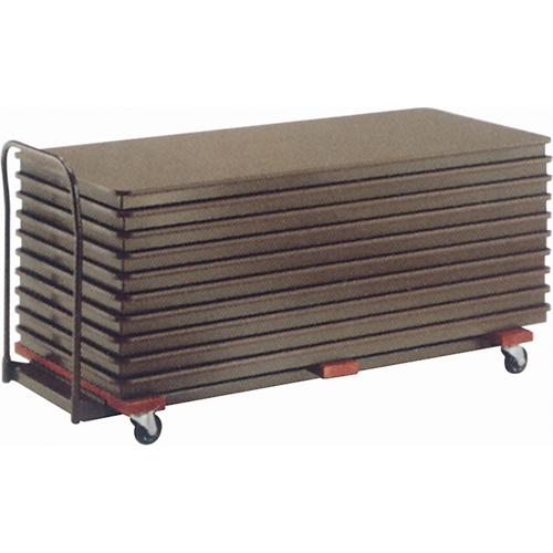 Chariots de table empilables plats, 97,5" la x 31,25" p x 36,25" h Canadian Safety Group Inc.