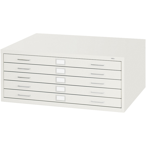 Steel Plan Files-5 Drawer, 5 Drawers, 40-3/8" W x 29-3/8" D x 16-1/2" H Canadian Safety Group Inc.
