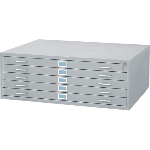 Steel Plan Files, 5 Drawers, 46-3/8" W x 35-3/8" D x 16-1/2" H Canadian Safety Group Inc.