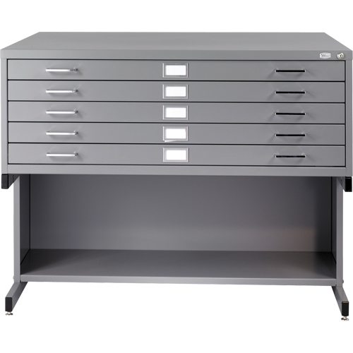 Steel Plan Files, 5 Drawers, 53-3/8" W x 41-3/8" D x 16-1/2" H Canadian Safety Group Inc.