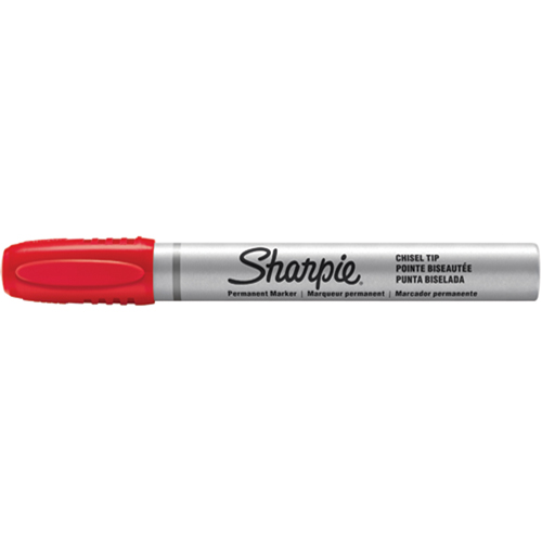 Permanent Markers - Berol Liquid Tip, Red, Chisel Tip Canadian Safety Group Inc.