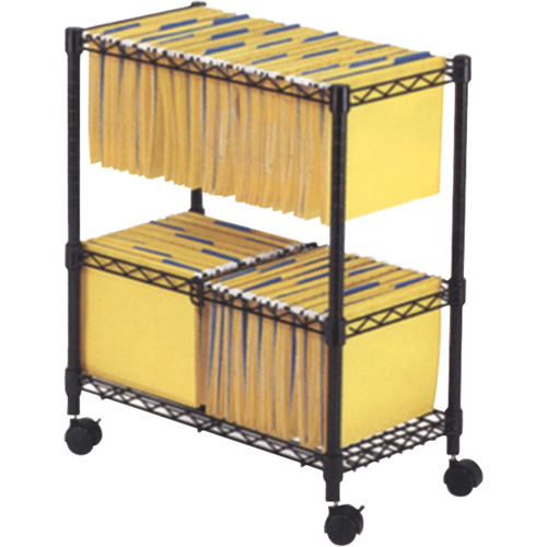 File Carts- 2-tier Rolling File Cart Canadian Safety Group Inc.