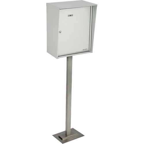 Collecting Boxes, Pedestal -Mounted, 21" x 12-7/8", Aluminum Canadian Safety Group Inc.