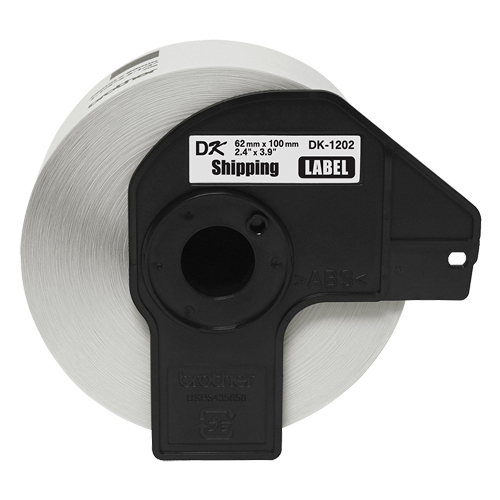 Tape Cartridge for P-touch&reg; Labeling System, 62 mm x 3-9/10", White Canadian Safety Group Inc.
