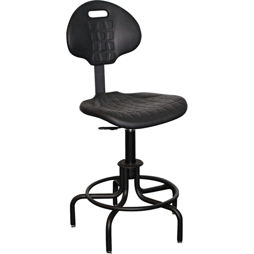 Tabouret avec dossier de s&eacute;rie 6000, Stationnaire, Ajustable Hauteur, Capacit&eacute; 250 lb Canadian Safety Group Inc.