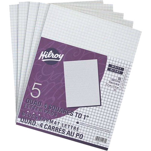 Tablettes de papier blanc Canadian Safety Group Inc.