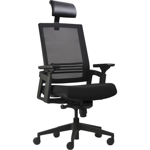 Activ&reg; A-37 Office Chairs, Mesh, Black, 275 lbs. Capacity Canadian Safety Group Inc.
