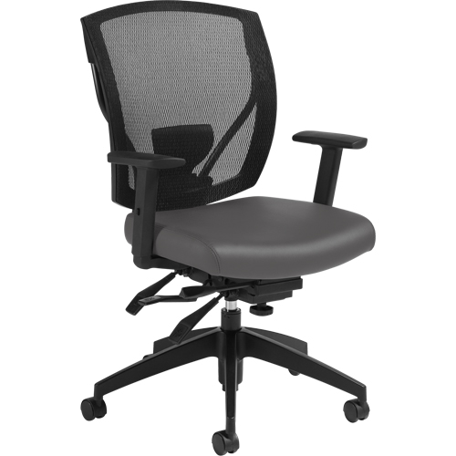 Chaises &agrave; bras Multi-Tilter, Vinyle, Charbon, Capacit&eacute; 300 lb Canadian Safety Group Inc.