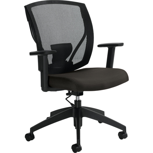 Chaises de travail, Tissu, Charbon, Capacit&eacute; 300 lb Canadian Safety Group Inc.