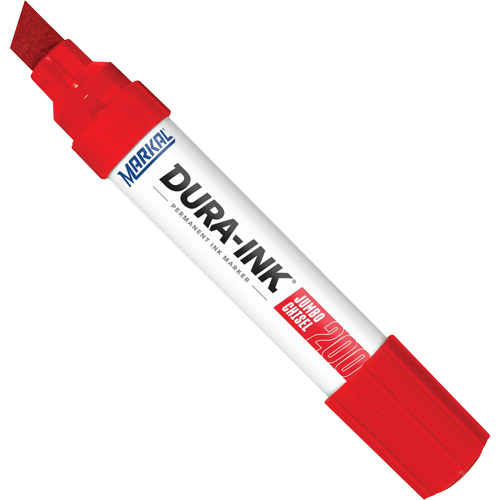 Marqueur no 200 Dura-Ink, Rouge, Pointe Ciseau Canadian Safety Group Inc.