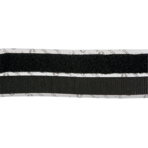 Attache, Boucle et crochet, 15' x 3/4", Adh&eacute;sif, Noir Canadian Safety Group Inc.