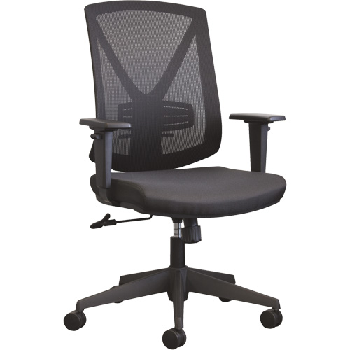 Chaise de bureau Activ A-47 Synchro, Tissu, Noir, Capacit&eacute; 275 lb Canadian Safety Group Inc.