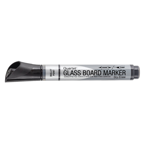 Premium Glass Dry-Erase Markers, Black, Bullet Tip Canadian Safety Group Inc.