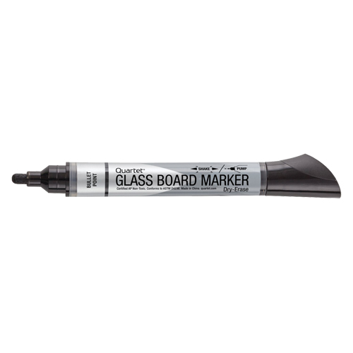 Premium Glass Dry-Erase Markers, Black, Bullet Tip Canadian Safety Group Inc.