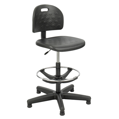 Soft Tough Stool, Stationary, Adjustable Height, 250 lbs. Capacity Canadian Safety Group Inc.