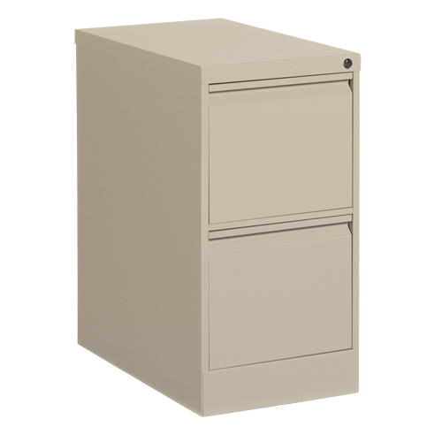 Classeur vertical, Acier, 2 tiroirs, 15-1/7" la x 25" p x 29" h, Beige Canadian Safety Group Inc.