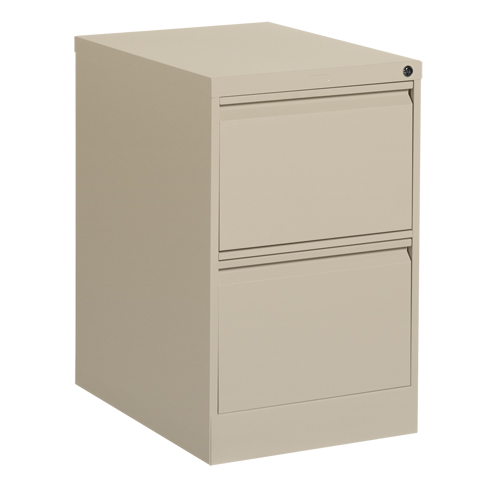 Classeur vertical, Acier, 2 tiroirs, 18-1/7" la x 25" p x 29" h, Beige Canadian Safety Group Inc.