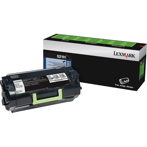 Cartouche d'encre en poudre haut rendement 521H pour imprimante laser, Nouveau, Noir Canadian Safety Group Inc.