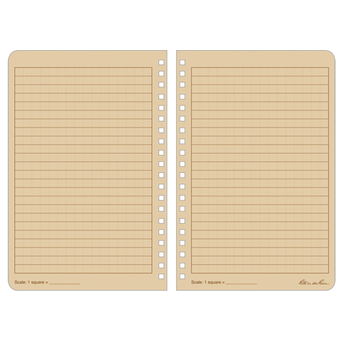 Side-Spiral Notebook, Soft Cover, Tan, 64 Pages, 4-5/8" W x 7" L Canadian Safety Group Inc.