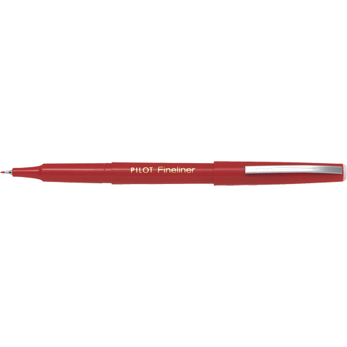 Fineliner Pen, Red, Fine Tip Canadian Safety Group Inc.