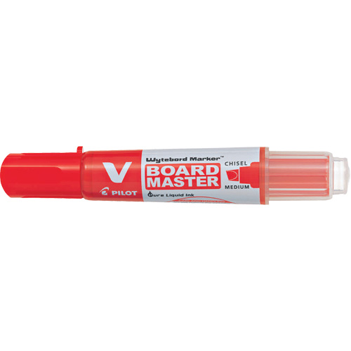 Vboard Master White Board Marker, Red, Chisel Tip Canadian Safety Group Inc.