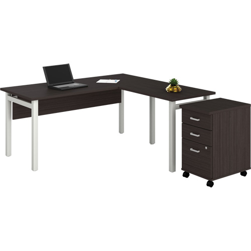 Bureau en "L" avec caisson Newland Canadian Safety Group Inc.