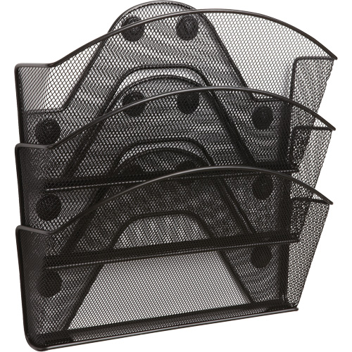 Classeur magn&eacute;tique en treillis m&eacute;tallique Onyx, 3 pochettes Canadian Safety Group Inc.