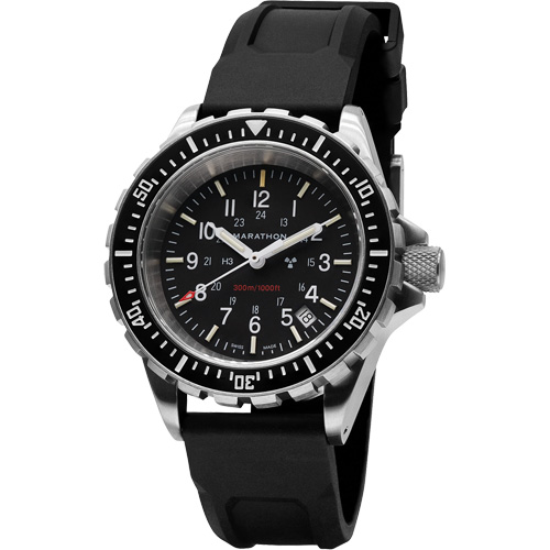 Grande montre automatique de plong&eacute;e, Num&eacute;rique, &agrave; piles, 41 mm, Noir Canadian Safety Group Inc.