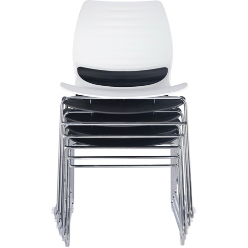 Chaises empilables, Polypropyl&egrave;ne, Hauteur 32", Capacit&eacute; 250 lb, Noir Canadian Safety Group Inc.