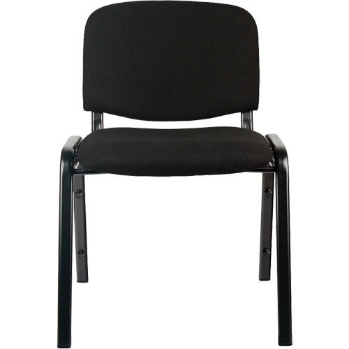 Chaises empilables, Tissu, Hauteur 32", Capacit&eacute; 250 lb, Noir Canadian Safety Group Inc.